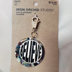 Believe fashion charm